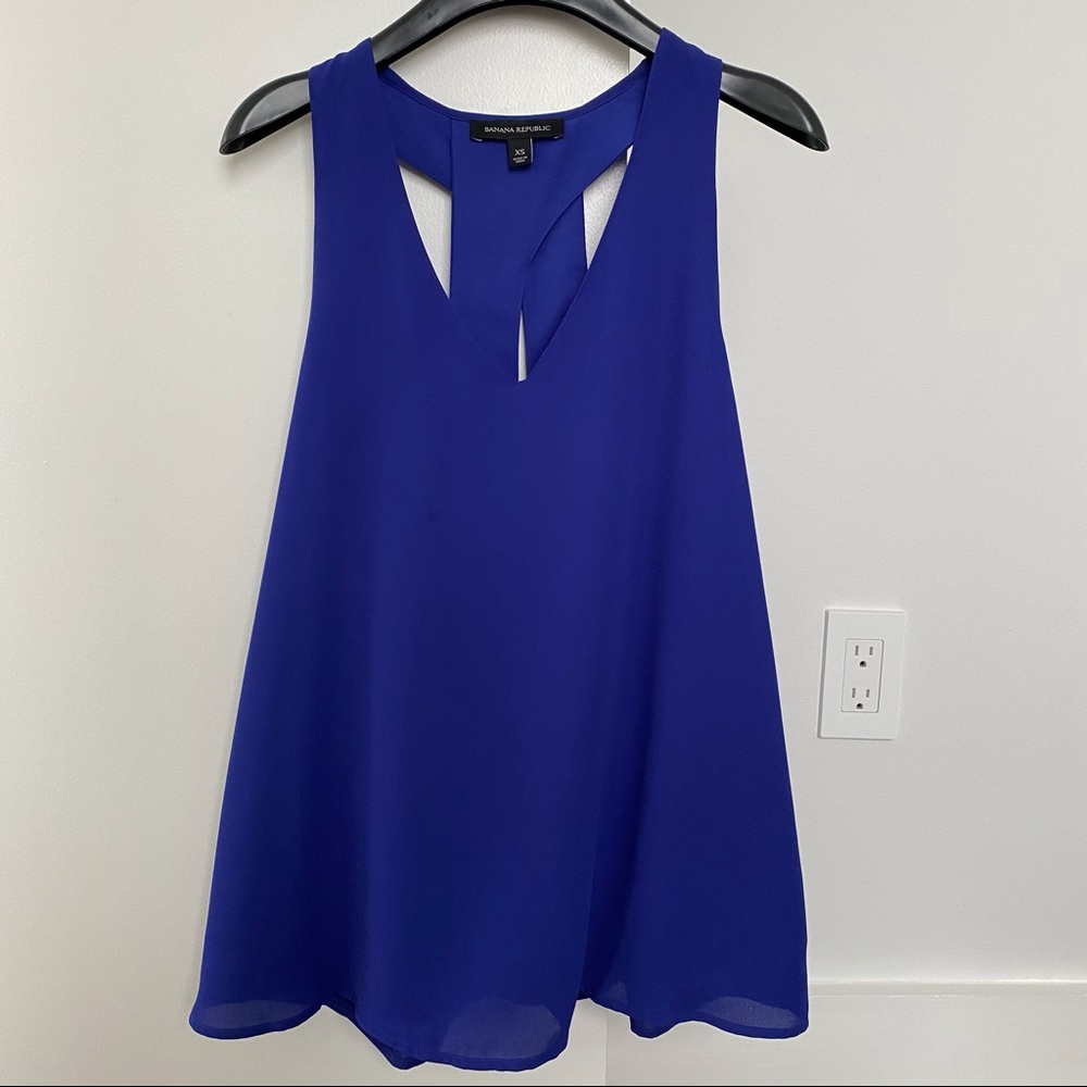 Draped Cross Back Tank - Banana Republic XS